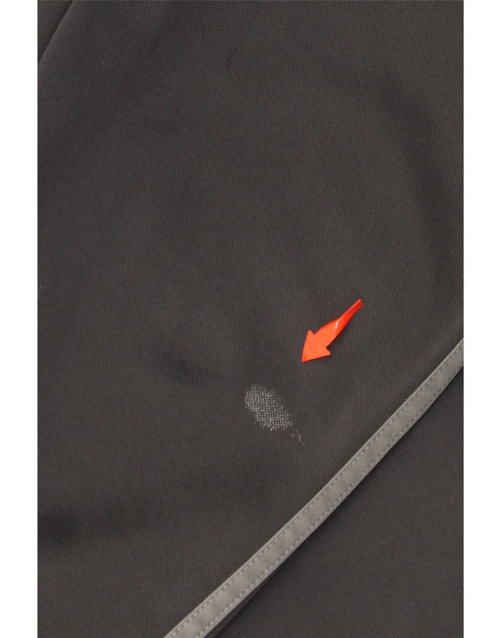 ADIDAS Herren Munster Rugby Hoodie Pullover XL Grau Colourblock Polyester