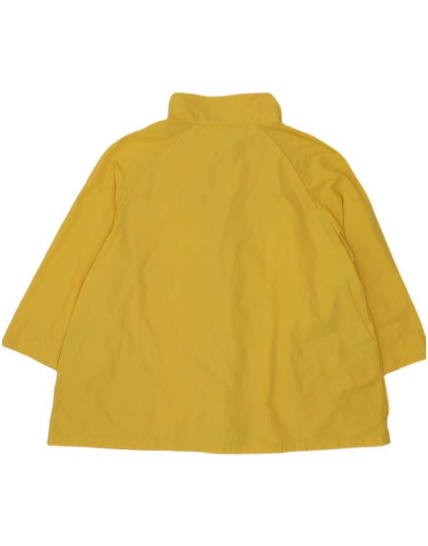 Perte by Krizia Damen Übergroße Regenjacke UK 18 XL Gelb Polyester