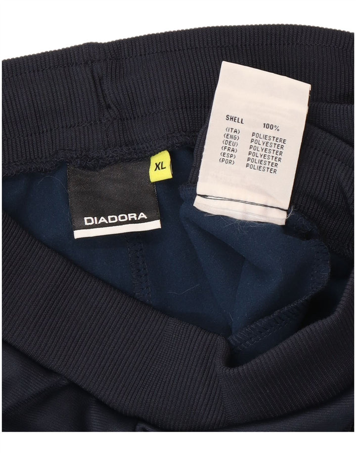Diadora Herren-Trainingshose XL, Marineblau, Polyester