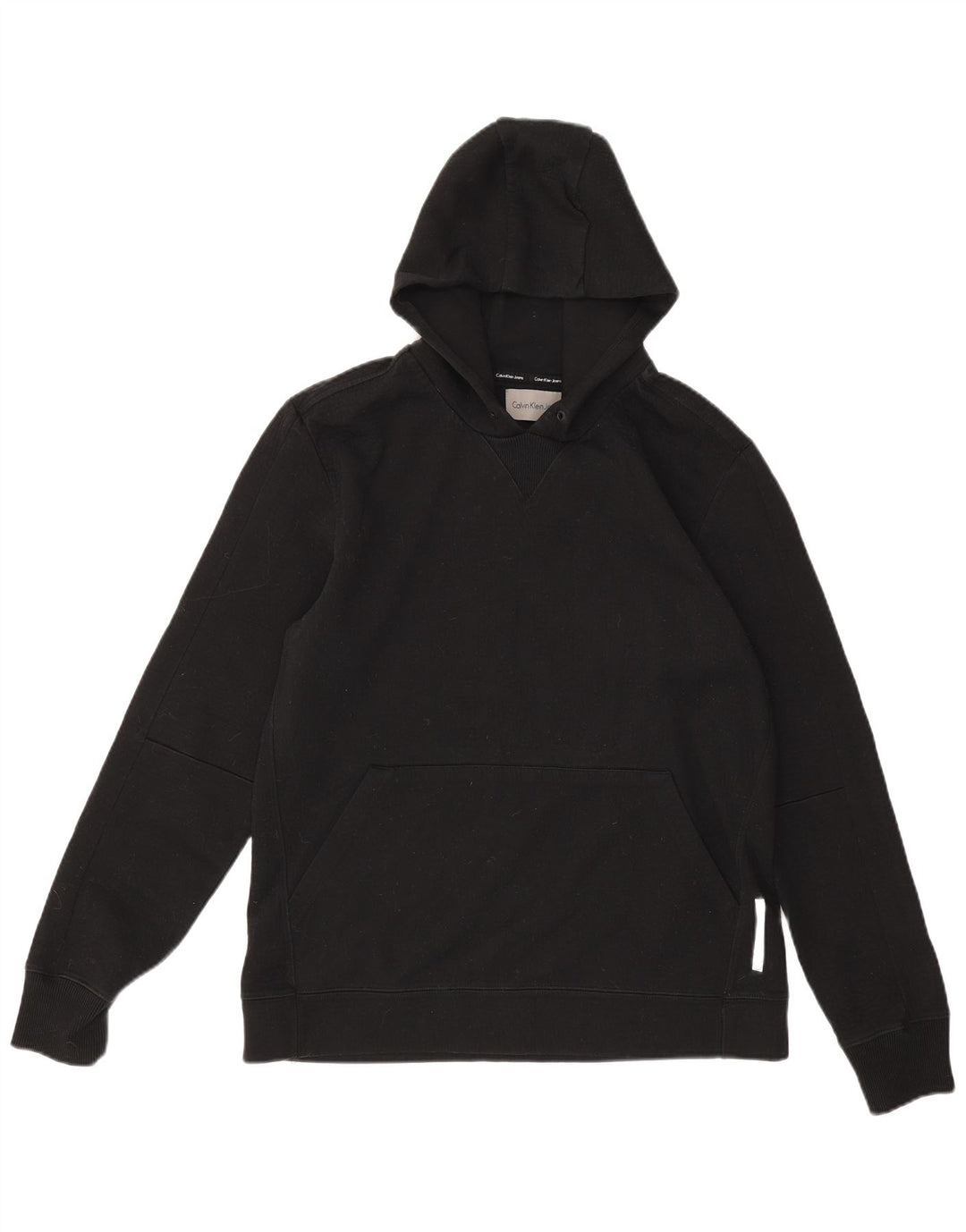 Calvin Klein Jeans Herren Kapuzenpullover, Größe L, Schwarz