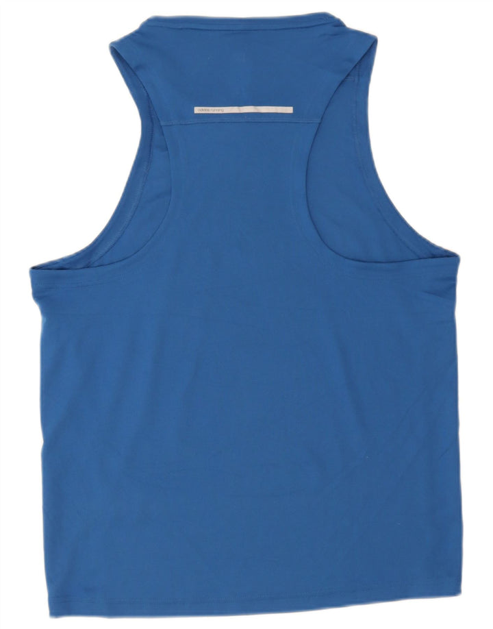 Adidas Herren Climalite Weste Top Mittelblaues Polyester