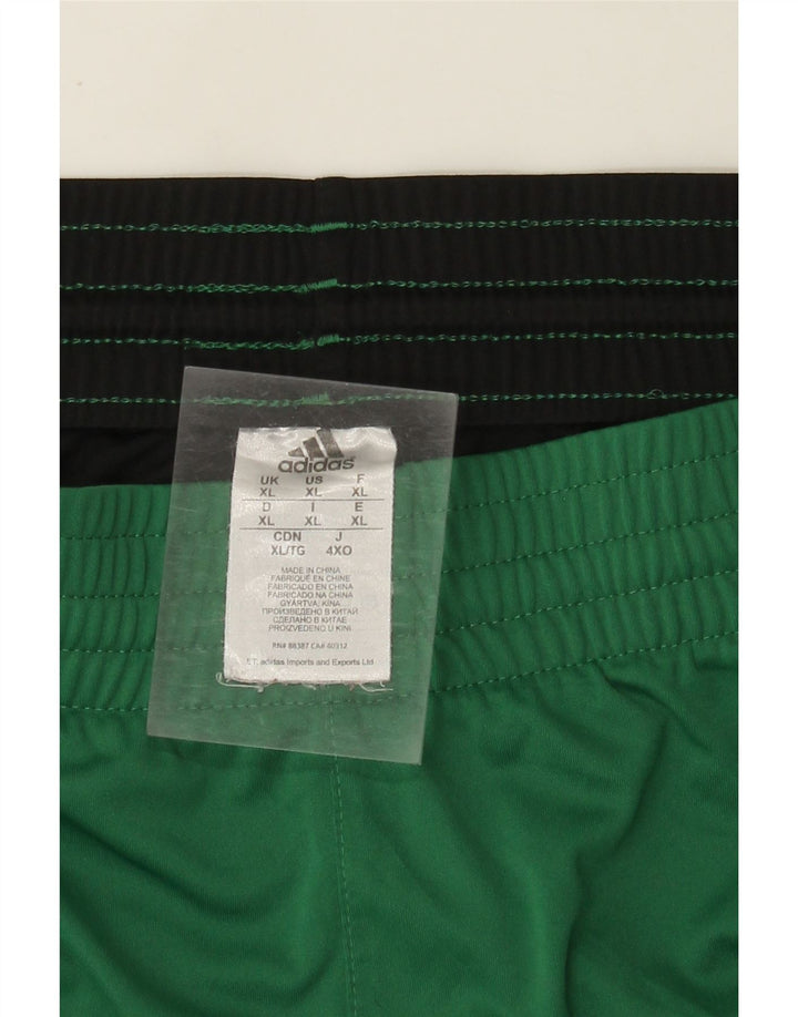 Adidas Herren Boston Celtics Sport Shorts XL Grün Colourblock Polyester