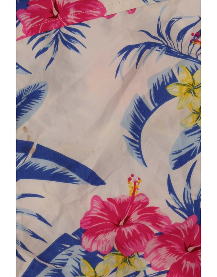 Lowes Herren Hawaii-Kurzarmhemd, groß, mehrfarbig, Blumenmuster