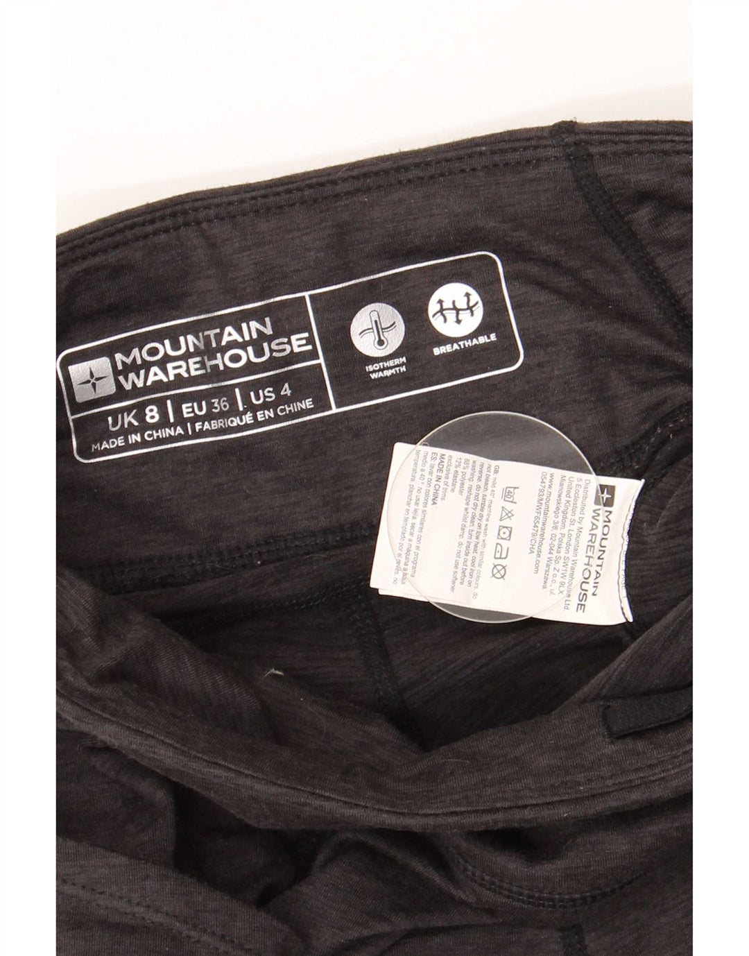 Mountain Warehouse Damen-Leggings, Größe S, UK 8, Grau, Polyester