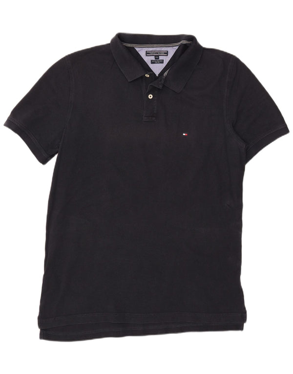 Tommy Hilfiger Herren Slim Fit Poloshirt 2XL Marineblau Baumwolle