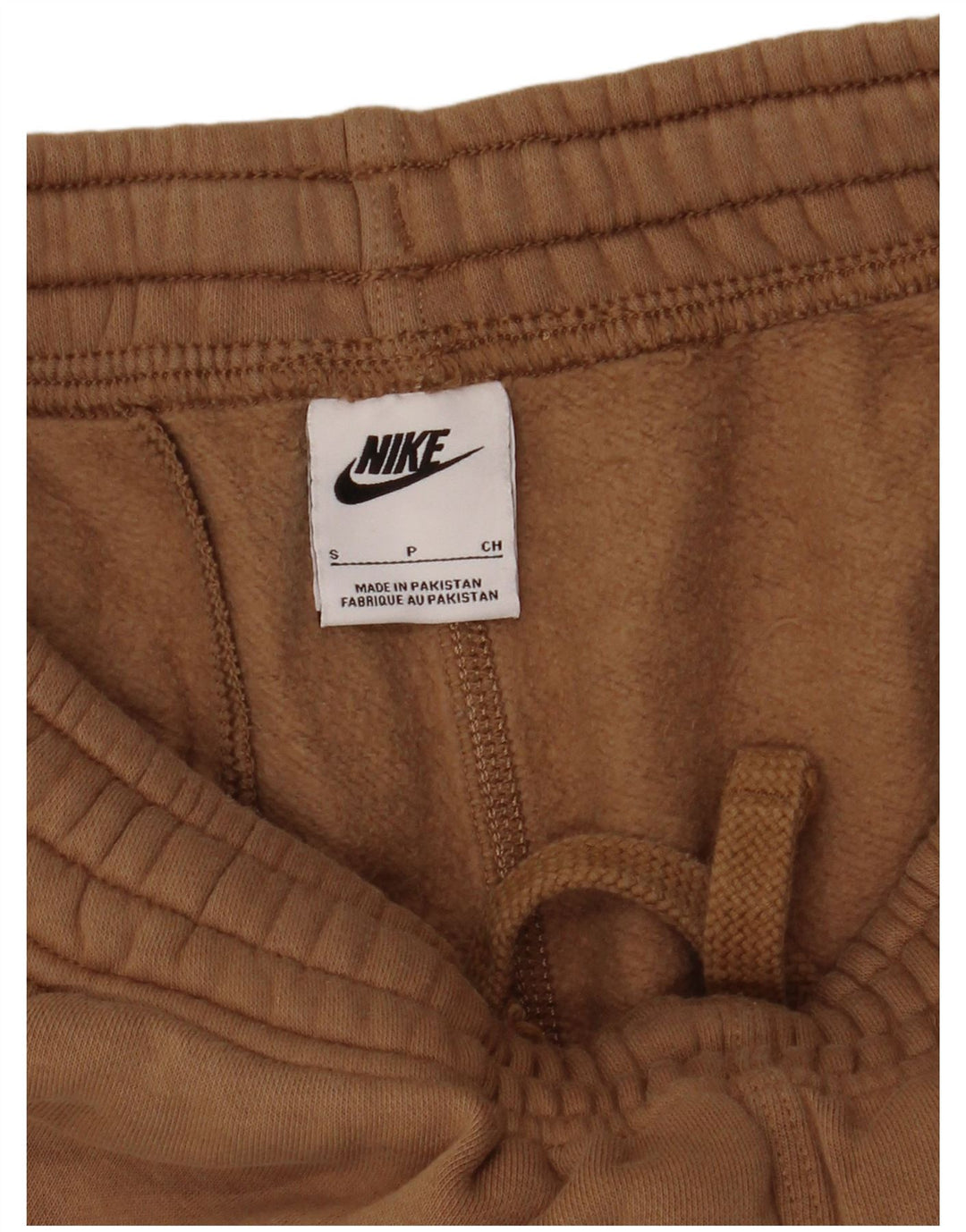 Nike Herren-Trainingshose, Jogginghose, Größe S, beige, Baumwolle