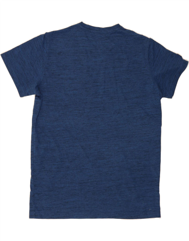 UMBRO Mens T-Shirt Top Large Navy Blue Flecked Vintage Umbro and Second-Hand Umbro from Messina Hembry 