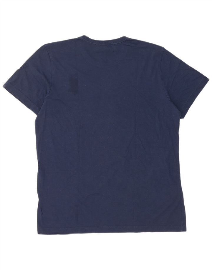 Adidas Herren Grafik T-Shirt Top Large Marineblau