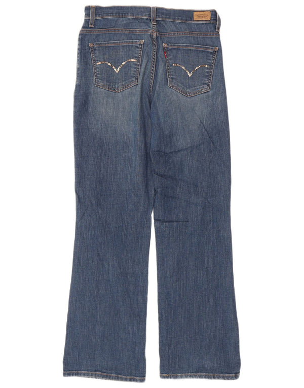 Levi's Damen 512 Perfectly Slim Bootcut Jeans US 8 Medium W30 L31 Blau