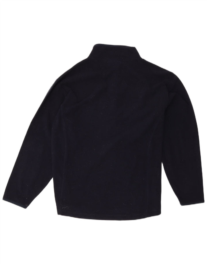 Fila Herren-Fleecepullover mit Reißverschluss am Hals, mittleres marineblaues Polyester