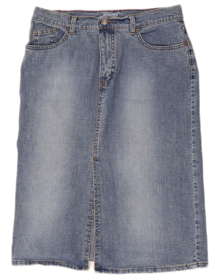 Oasis Damen Jeansrock UK 12 Medium W30 Blau