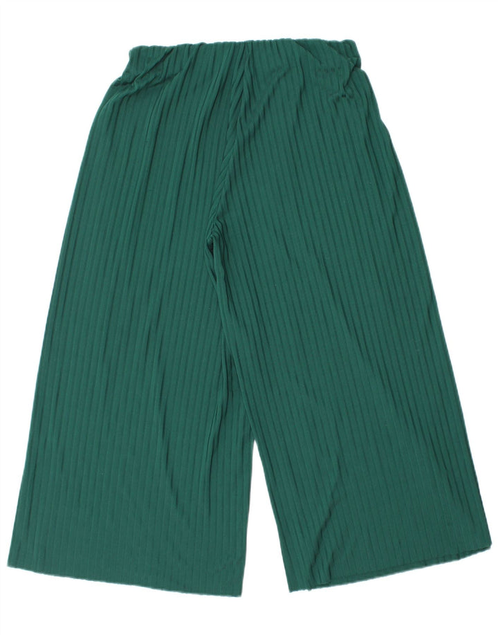 Zara Damen Capri-Hose, Größe S, W26, L22, Grün