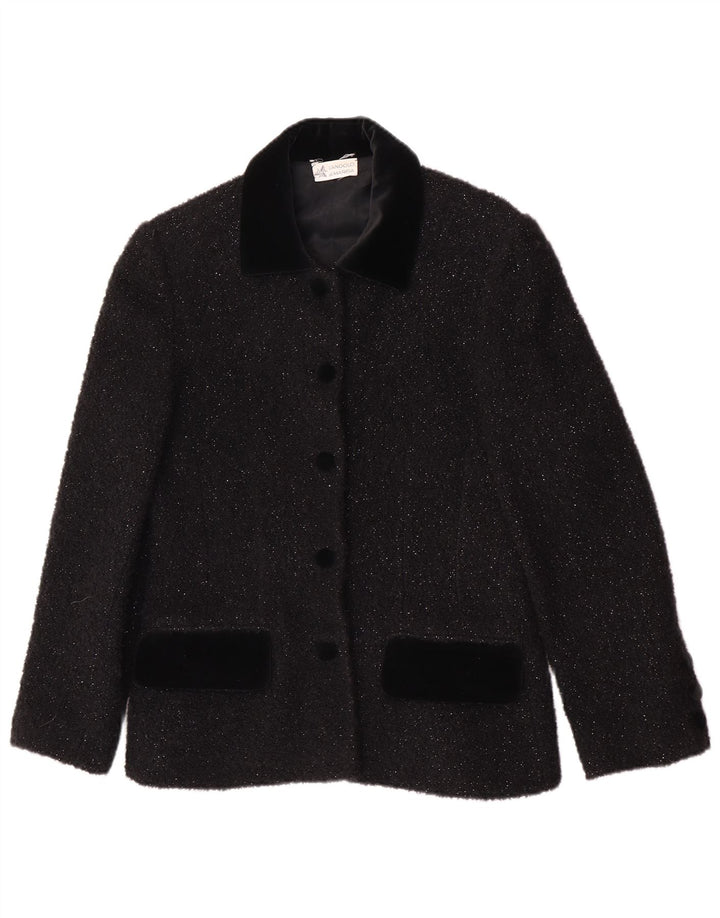 Marisa Damen-Blazerjacke mit 5 Knöpfen, UK 12, Mittelschwarz meliert
