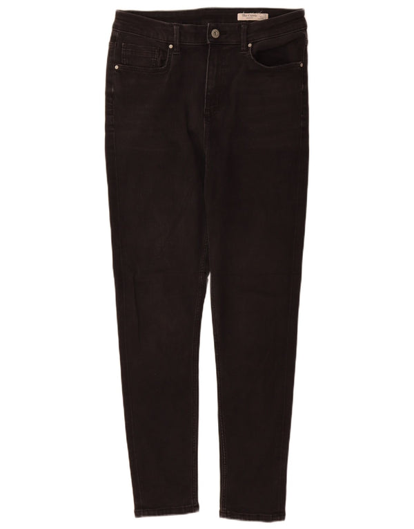Marks & Spencer Damen The Carrie Skinny Jeans UK 12 Medium W30 L29 Schwarz