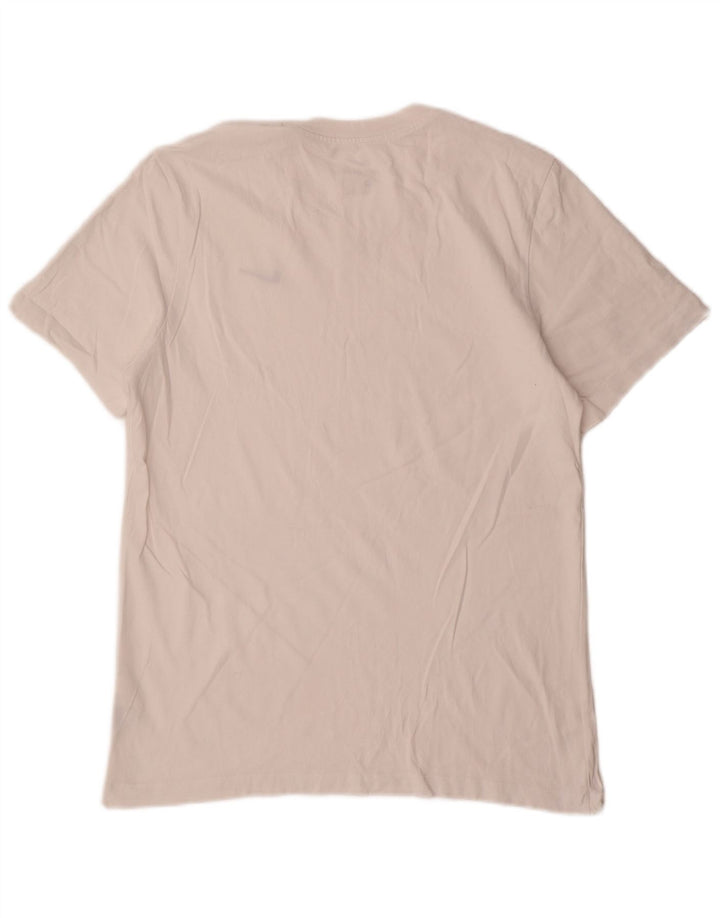 Nike Herren T-Shirt Top aus mittelweißer Baumwolle