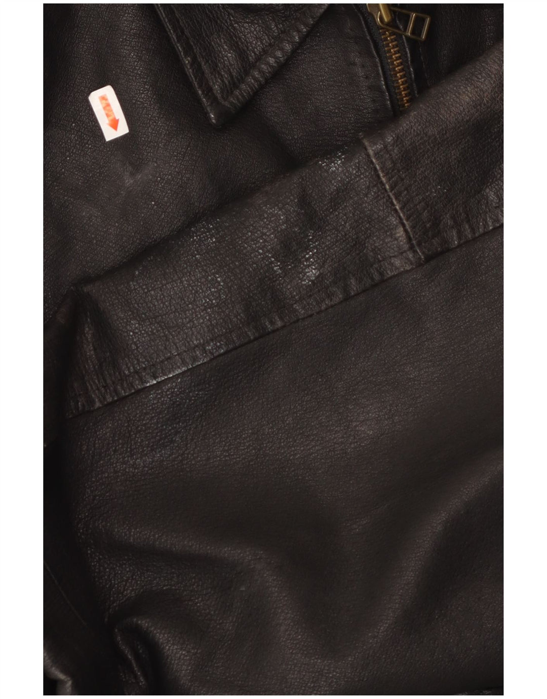 MILAN Herren Lederjacke UK 40 Großes schwarzes Leder