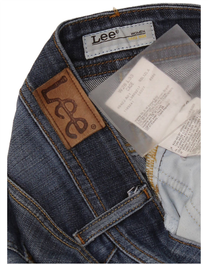 Lee Damen Cade Bootcut Jeans W28 L29 Blaue Baumwolle