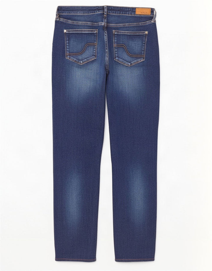 Fat Face Damen Straight Jeans W28 L27 Blaue Baumwolle