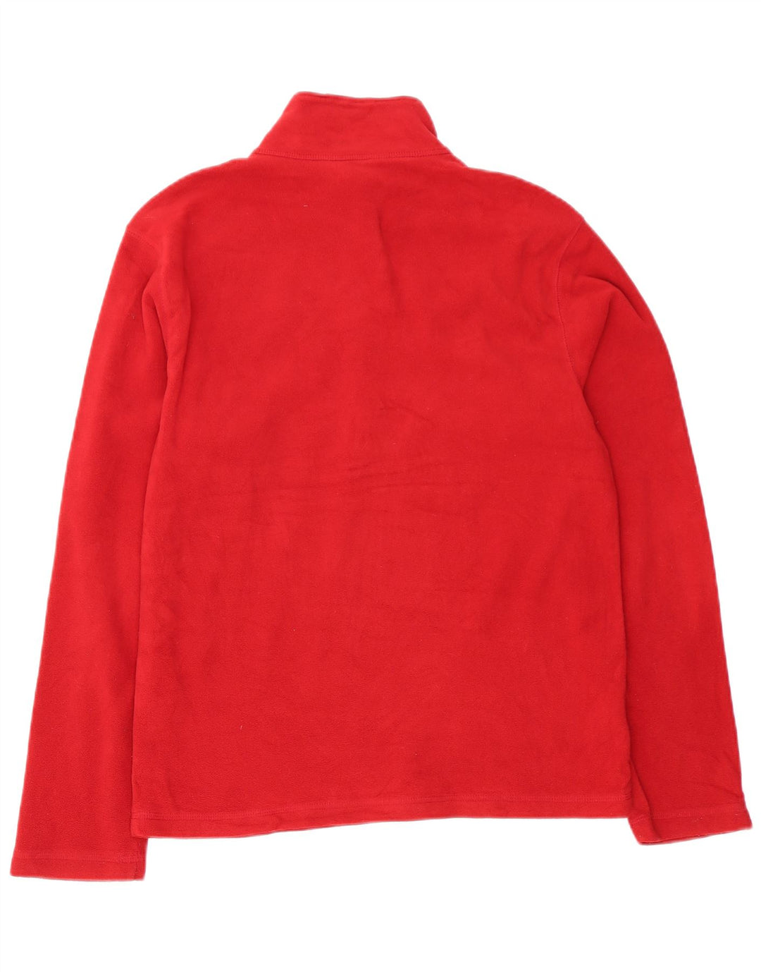 Eddie Bauer Herren-Fleecepullover mit Reißverschluss am Hals, kleines rotes Polyester