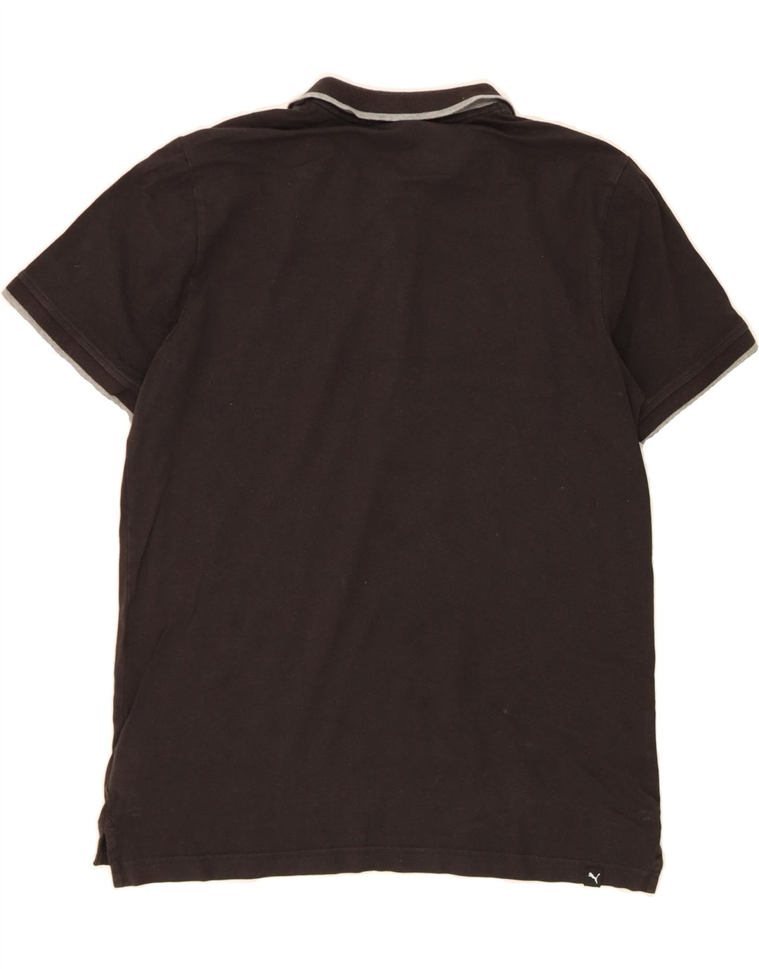 PUMA Mens Polo Shirt Large Black Cotton Vintage Puma and Second-Hand Puma from Messina Hembry 