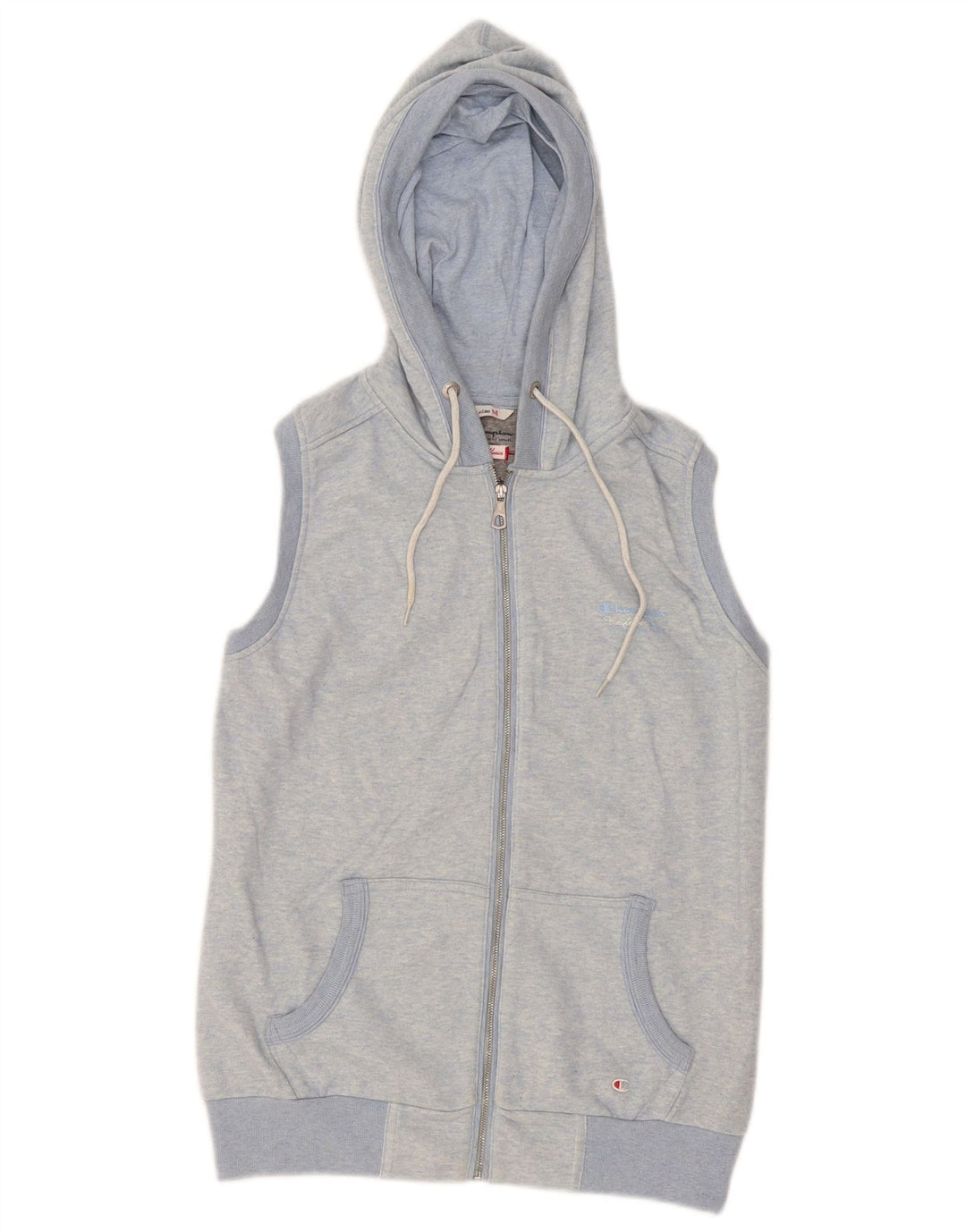 Champion Damen Heritage Classics Zip Hoodie Pullover UK 14 Mittelblau