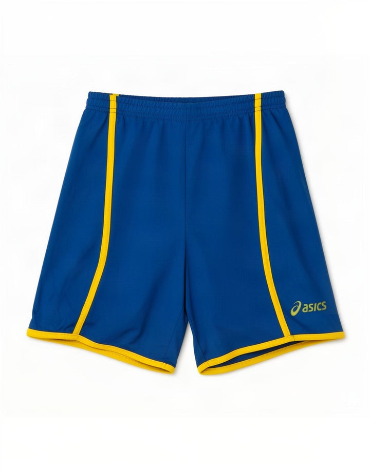 Asics Jungen Sportshorts 13–14 Jahre, blaues Polyester