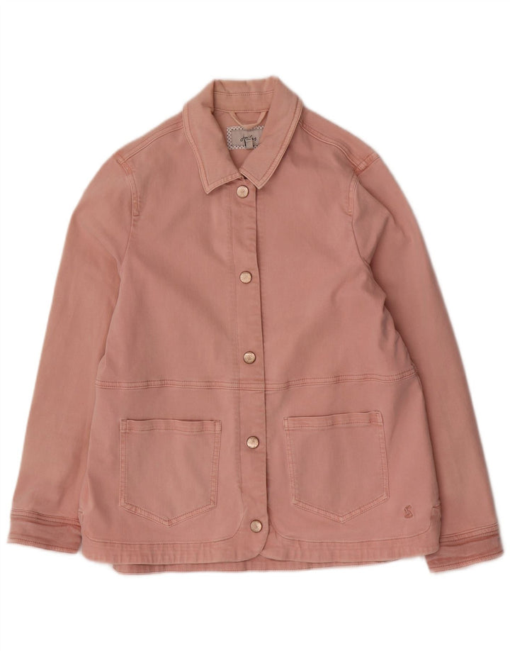 Joules Damen Jeansjacke UK 12 Mittelrosa Baumwolle