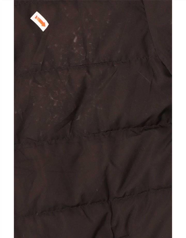 Zara Herren Wattierte Jacke UK 40 Large Schwarz Polyester