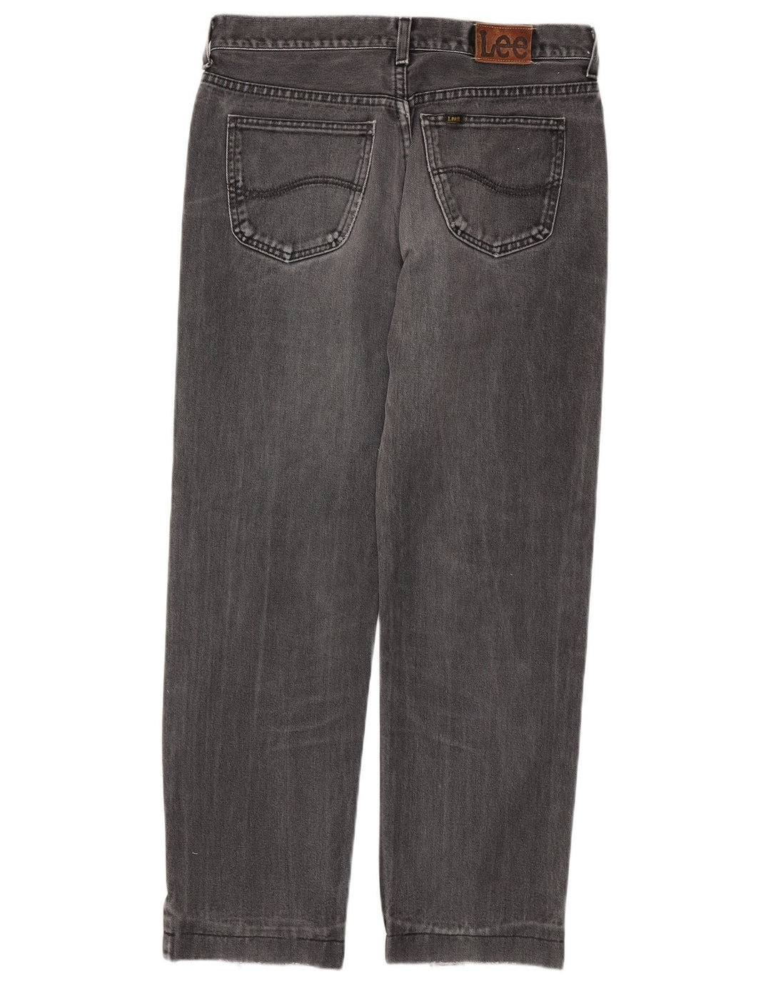 LEE Herren Chicago Straight Jeans W33 L29 Graue Baumwolle
