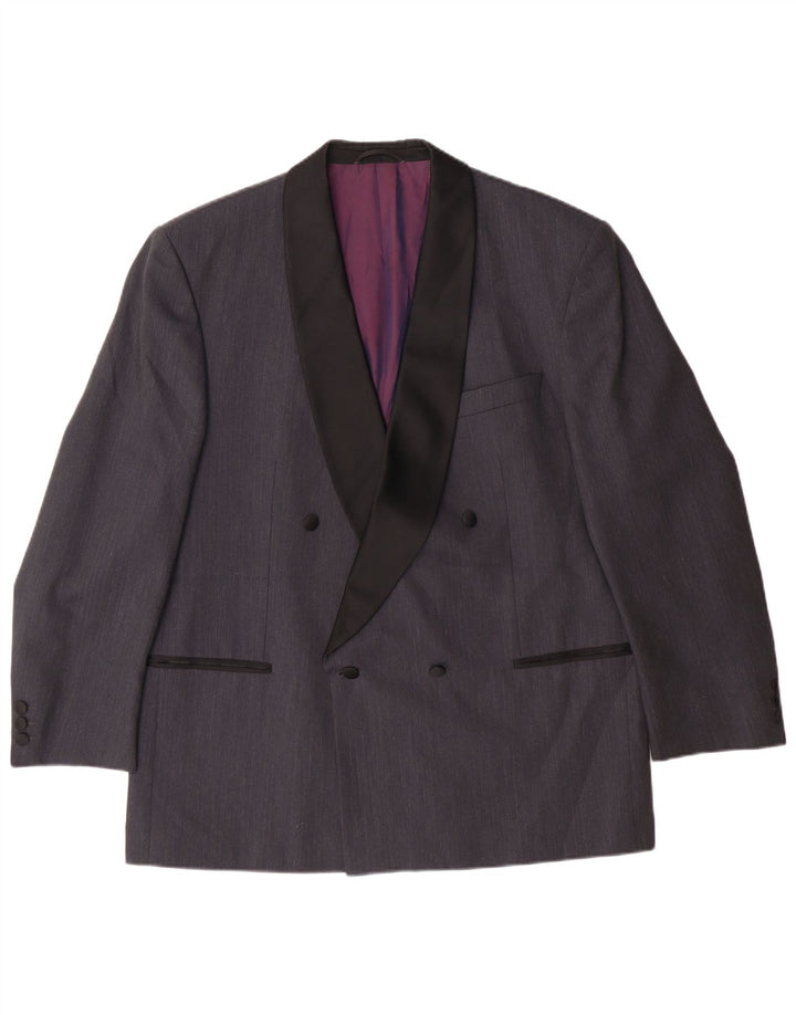 Wilvorst Herren-Blazer, zweireihig, Gr. 38, Mittelmarineblau