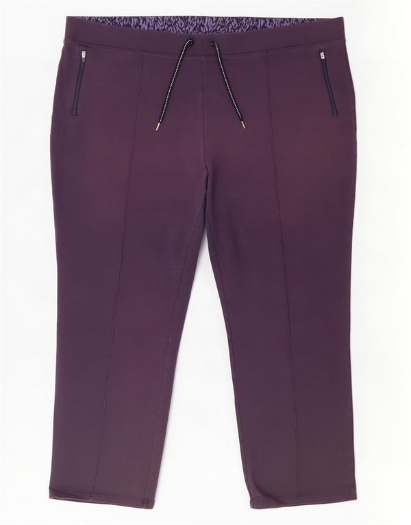 Marks & Spencer Damen-Trainingshose, UK 24 4XL, Marineblau, Baumwolle
