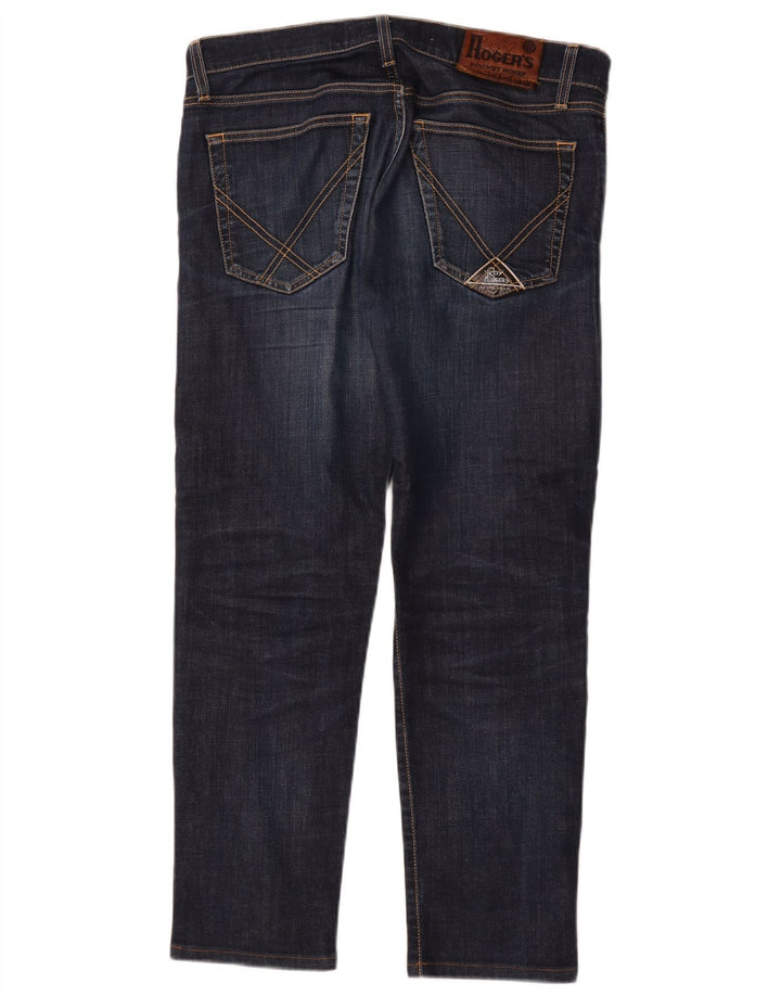 Roy Rogers Herren Straight Jeans W32 L27 Marineblau Baumwolle