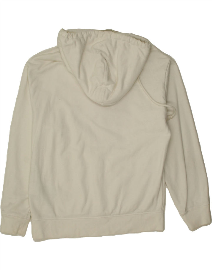 LEVI'S Mens Graphic Hoodie Jumper Medium White Cotton Vintage Levi's and Second-Hand Levi's from Messina Hembry 