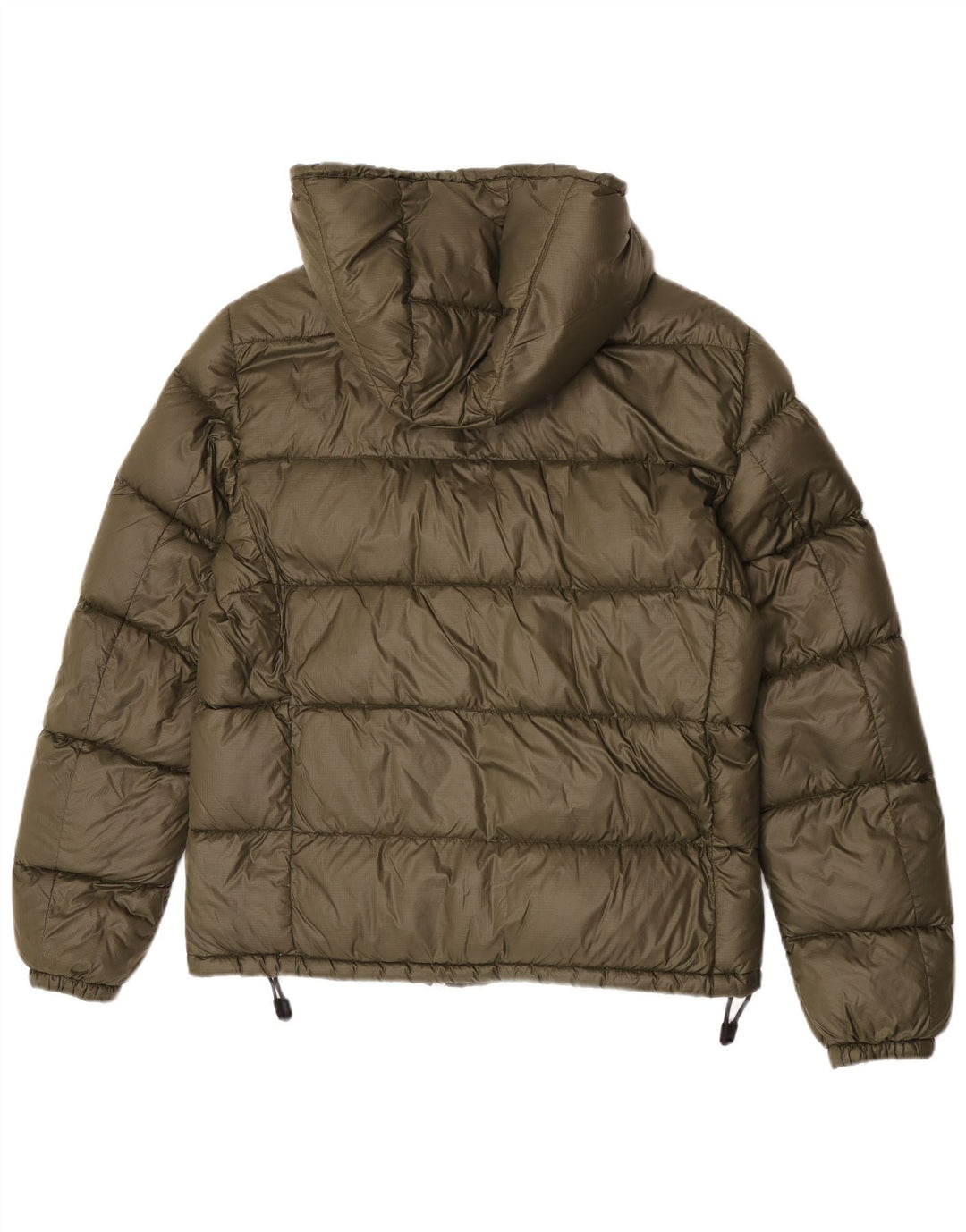PEUTEREY Wattierte Damenjacke mit Kapuze, UK 16, Größe L, Khaki, Polyamid