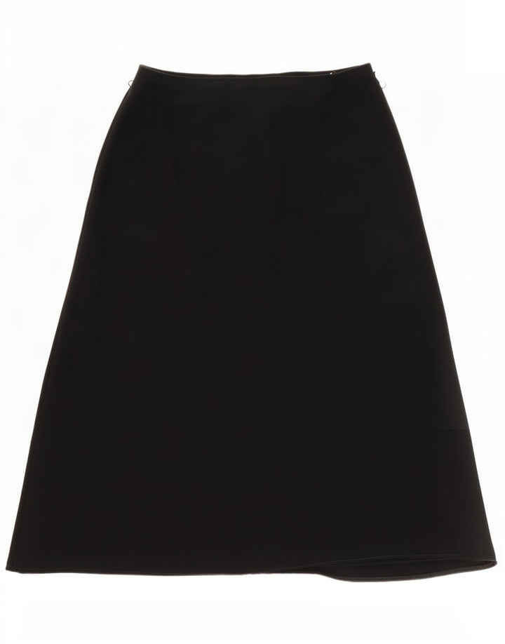 Marks & Spencer Damen A-Linienrock UK 16 Large W34 Schwarz
