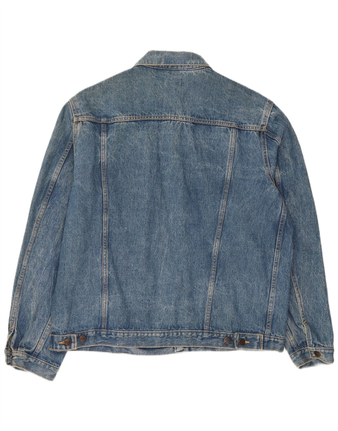 Ritt Herren Jeansjacke UK 40 Große blaue Baumwolle