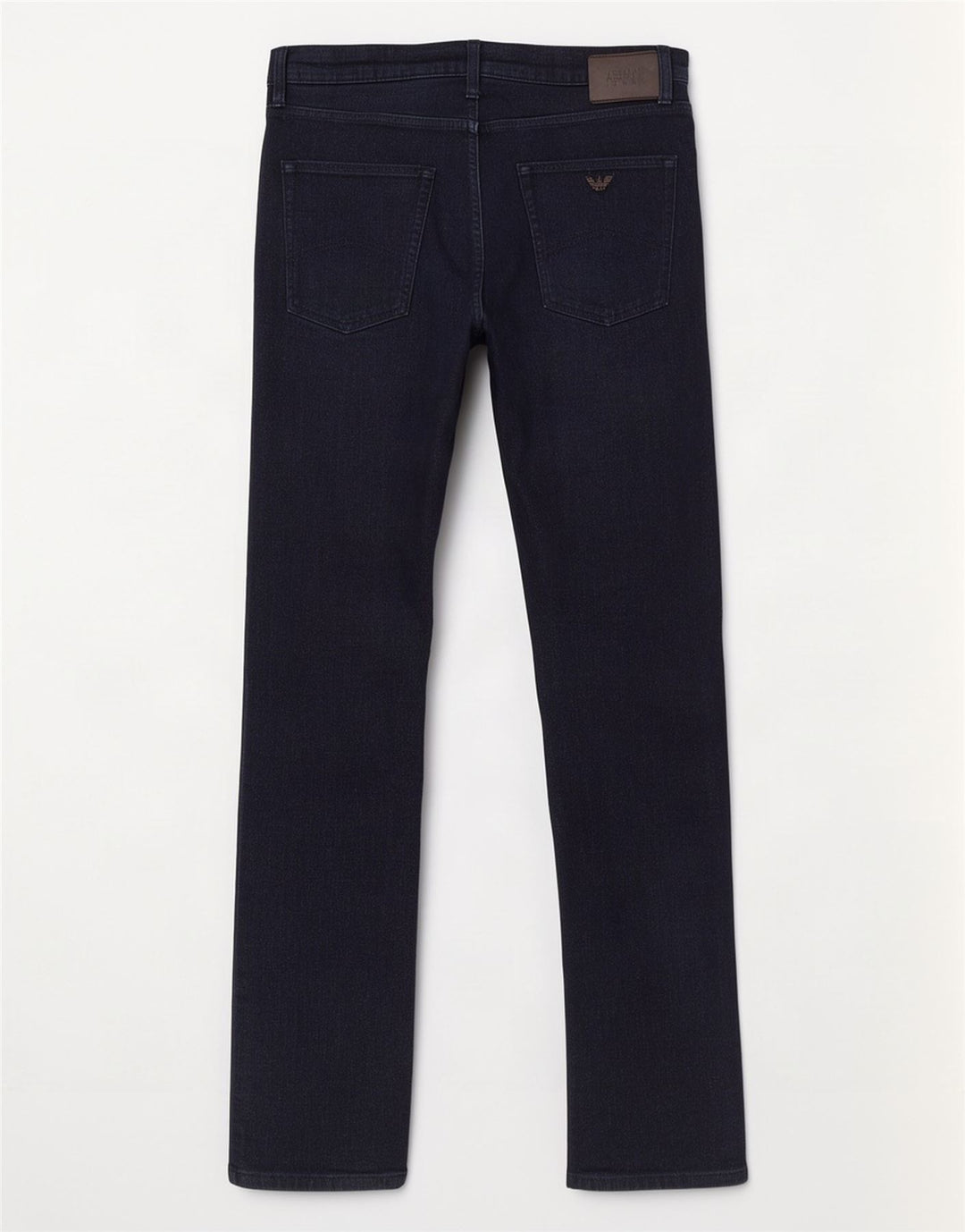 Armani Herren Straight Jeans W34 L32 Marineblaue Baumwolle