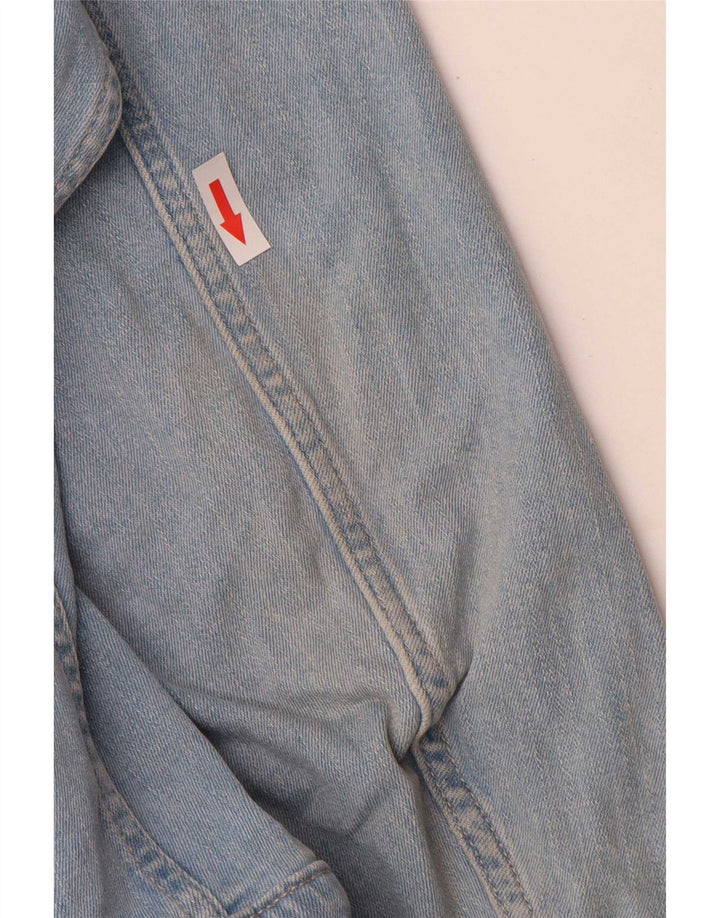 Replay Herren Jeansjacke UK 40 Large Blau Baumwolle