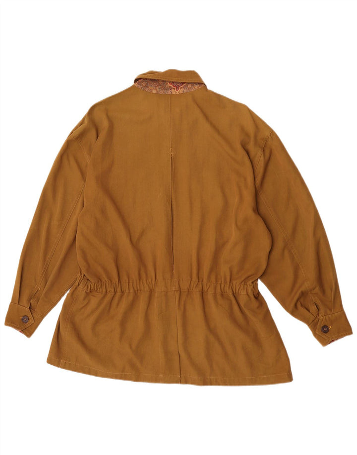 Jantzen Damen Übergroße Utility-Jacke IT 44 Medium Khaki Viscose