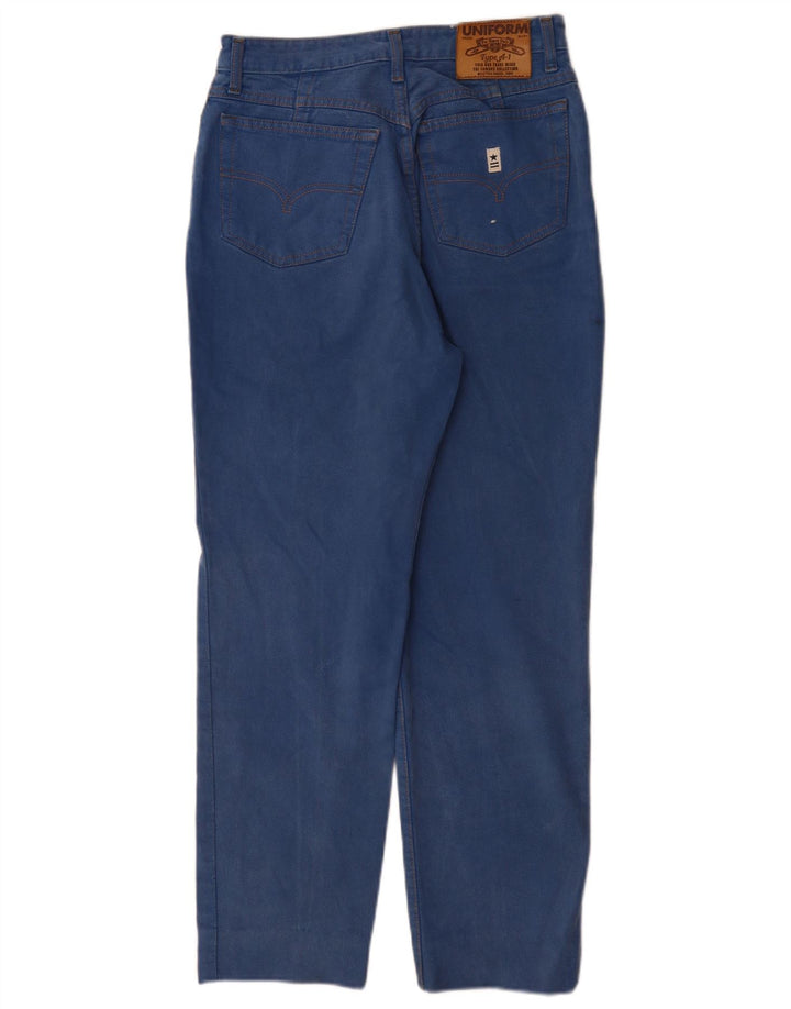 Uniform Damen Tapered Jeans W32 L28 Blaue Baumwolle