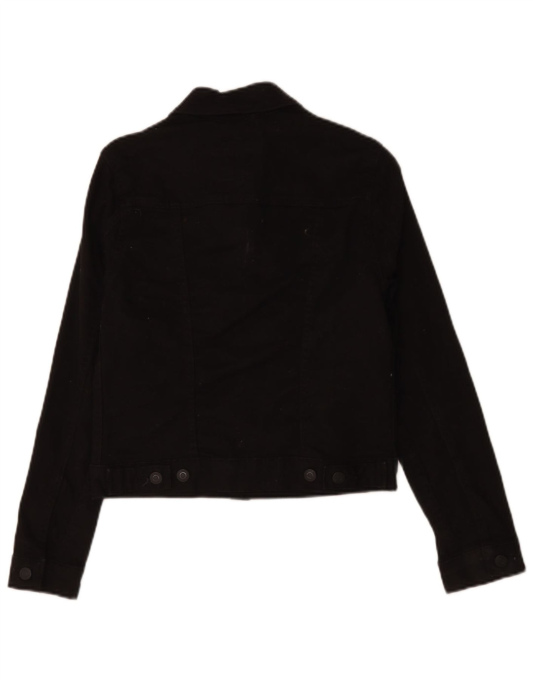 Levi's Damen Jeansjacke UK 6 XS Schwarz Baumwolle
