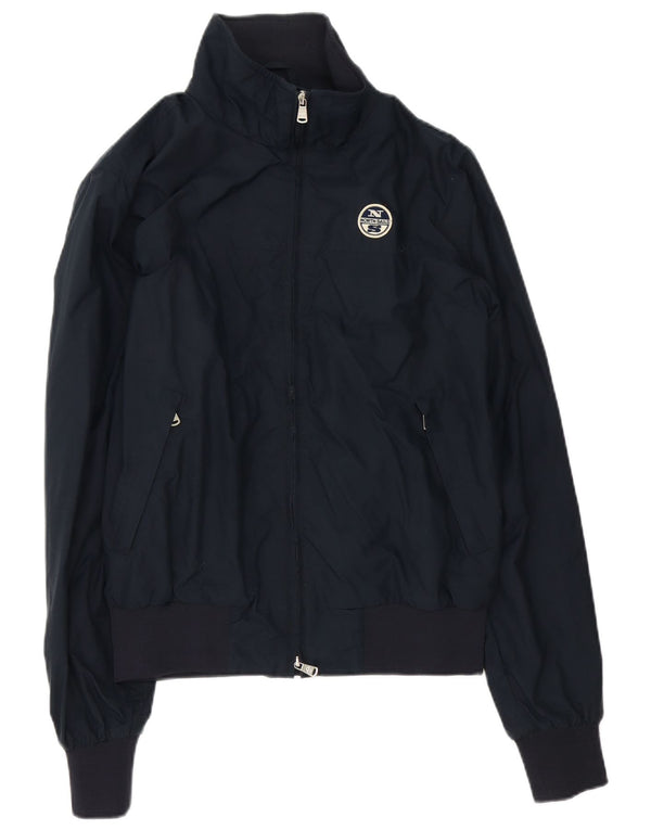 North Sails Herren Bomberjacke UK 40 Large Marineblau Polyamid