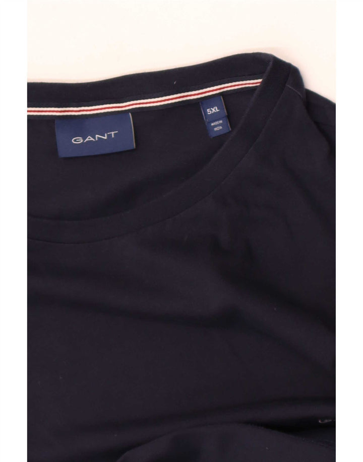 Gant Herren T-Shirt Top 5XL Marineblau
