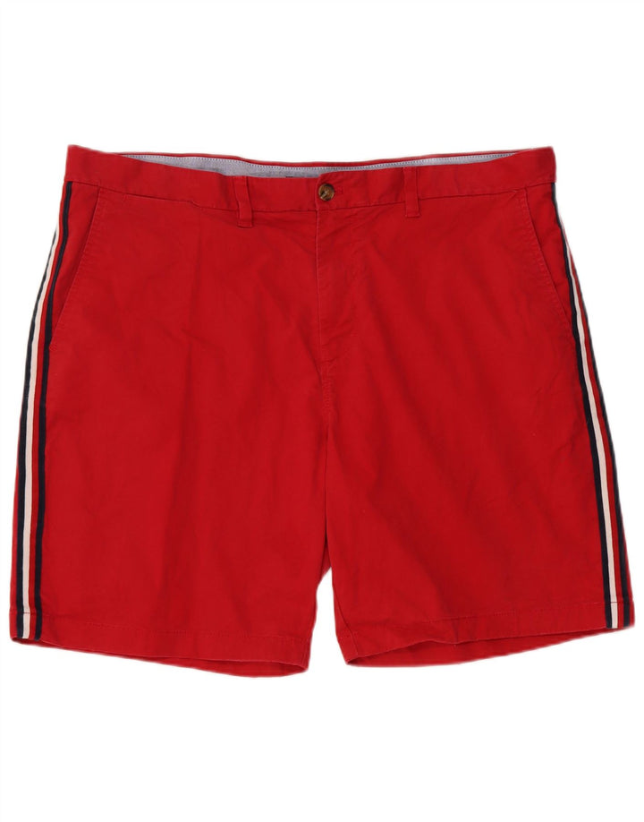 Tommy Hilfiger Herren Chino Shorts W40 XL Rot Baumwolle