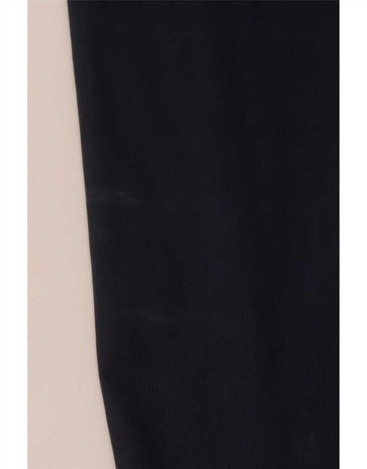 Fay Herren Slim Chino-Hose W38 L30 Marineblau kariert