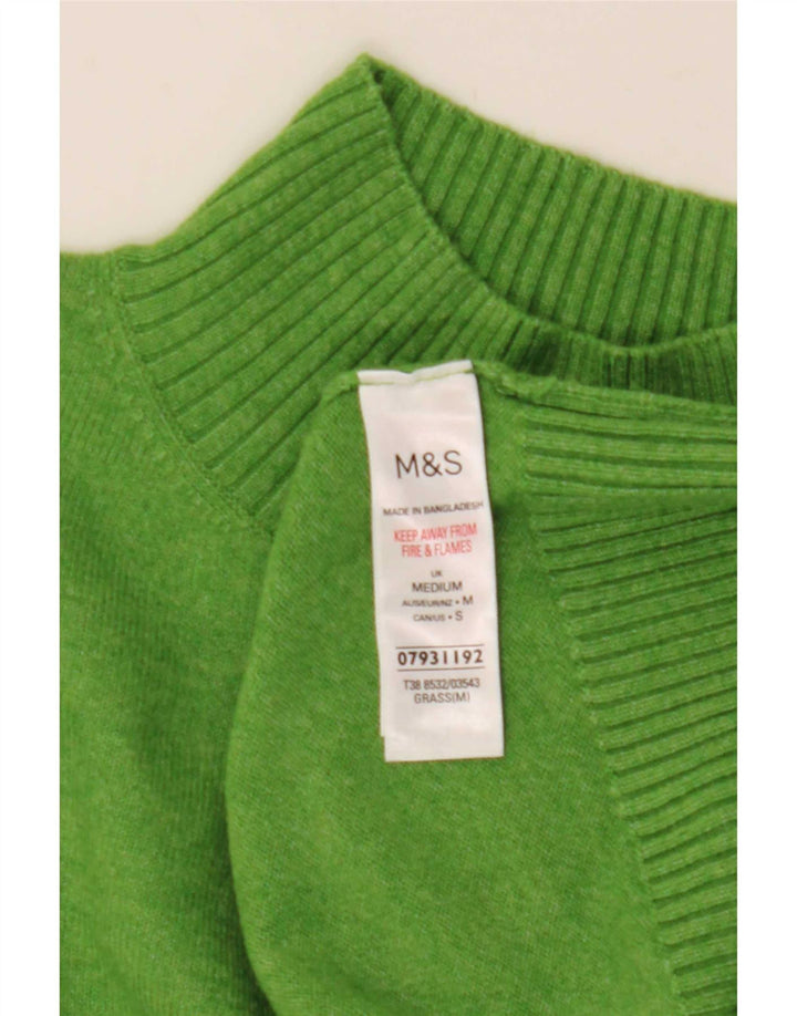 Marks & Spencer Rollkragenpullover für Damen, Gr. 14, Mittelgrün