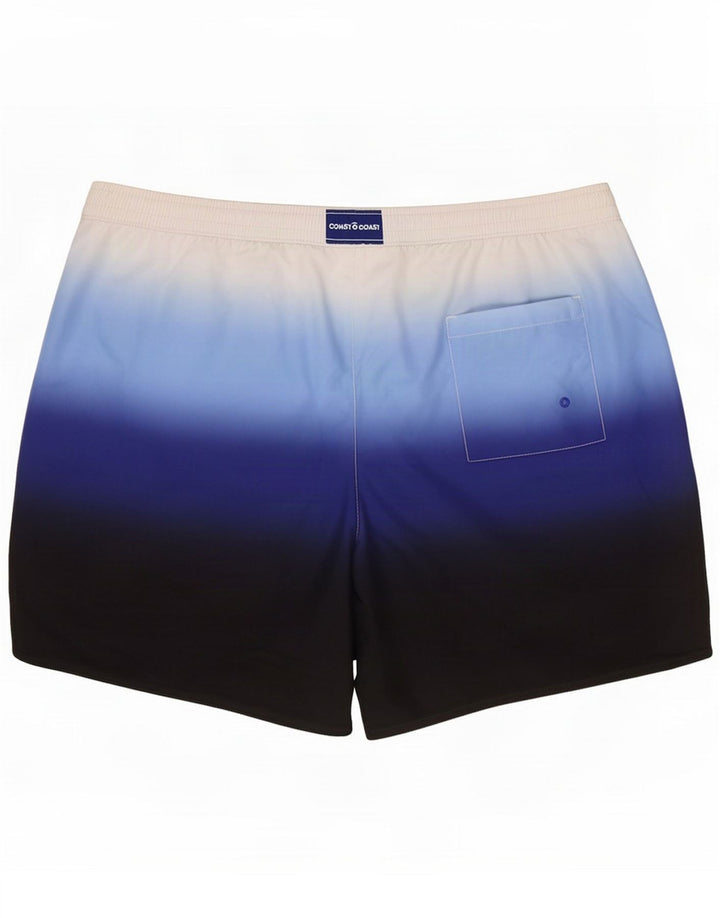 Coast Herren Badeshorts 2XL Blau Colourblock Polyester