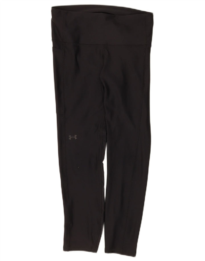 Under Armour Damen Leggings UK 10 Small Schwarz Polyester