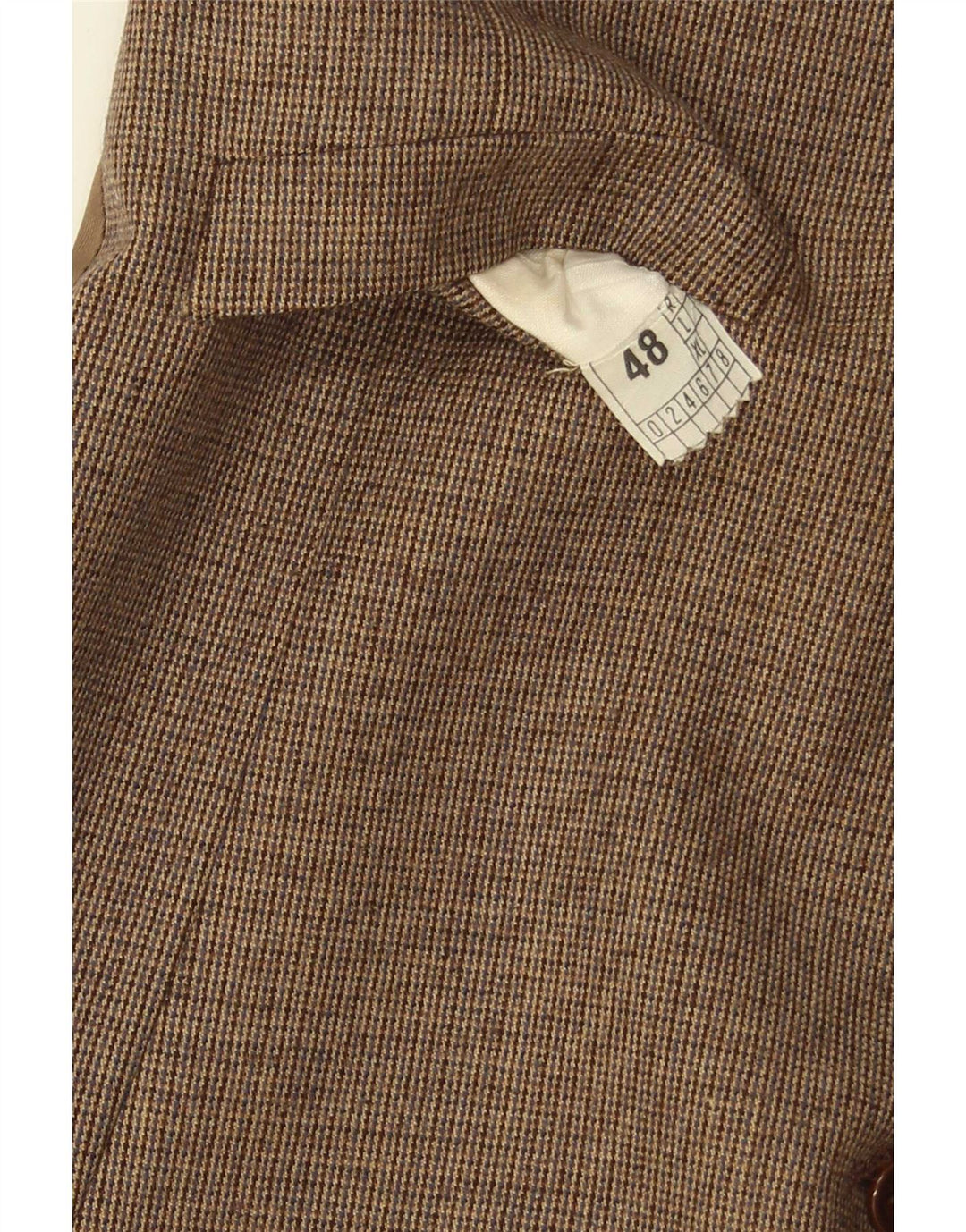 Vintage Herren Weste IT 48 Klein Braun