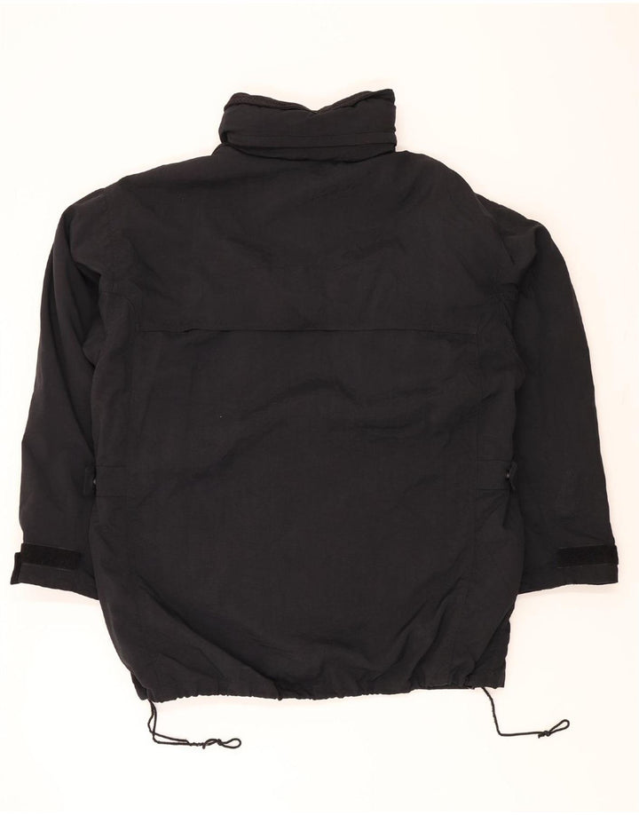 DAINESE Mens Oversized Windbreaker Jacket IT 50 Large Black Nylon Vintage Dainese and Second-Hand Dainese from Messina Hembry 